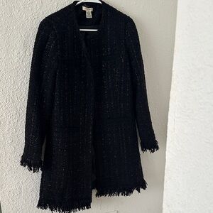 Vertigo Paris Black Tweed Blazer